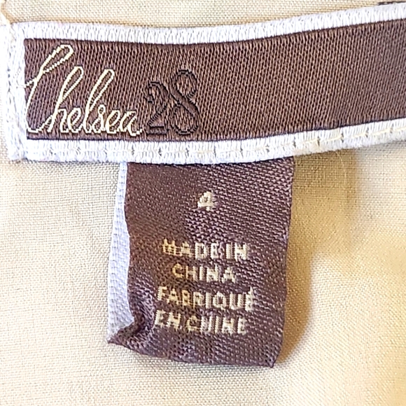 CHELSEA 28 Floral Print Wrap Midi Dress - Size 4 - Picture 11 of 12